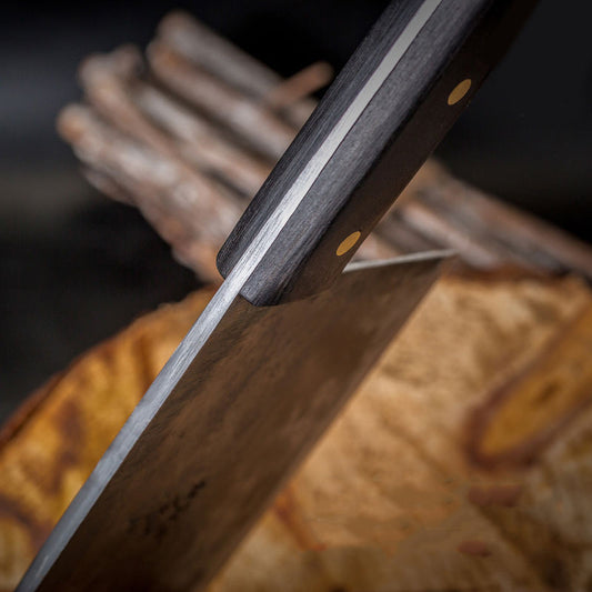 Gogetcart Handmade Forged Chopping Knife – High Carbon Stainless Steel Butcher Knife