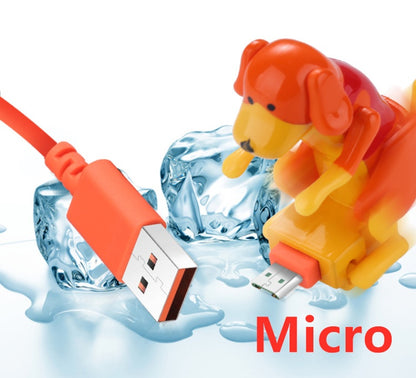 Gogetcart Puppy Dog USB Data Cable – Cute Fast Charging Type-C Cable for Android & iPhone