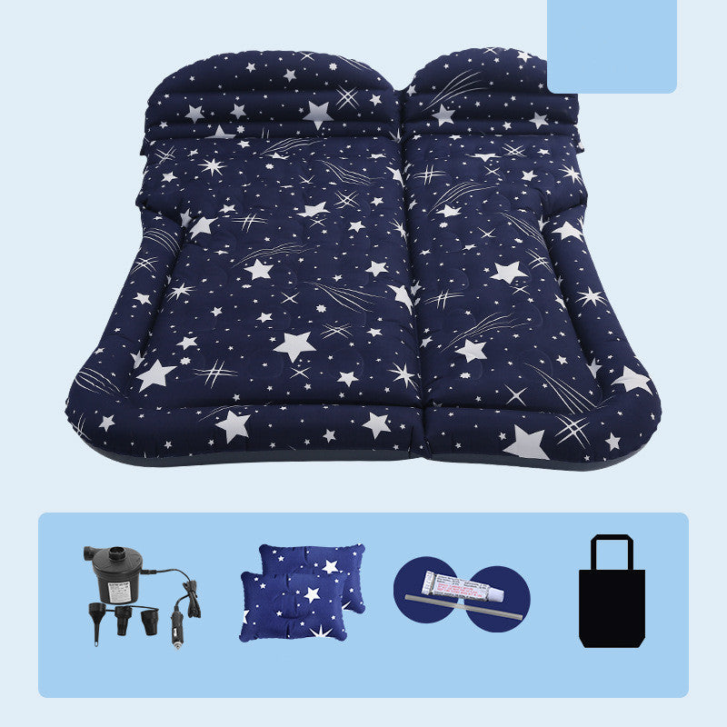 Inflatable Car Mattress for SUV – Portable Travel Bed with Pillows