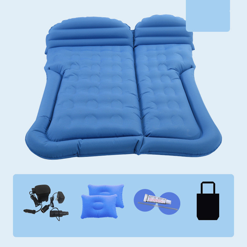 Inflatable Car Mattress for SUV – Portable Travel Bed with Pillows