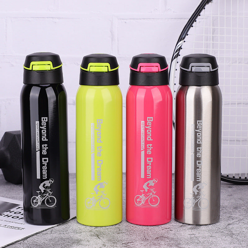 Insulated Bike Water Bottle – 500ml Stainless Steel Sports Kettle
