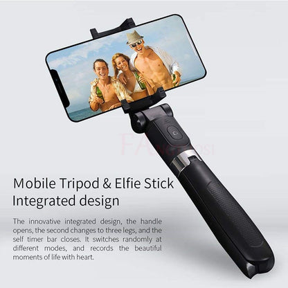 Gogetcart Bluetooth Selfie Stick Tripod – Universal Phone Holder with Remote for iPhone & Android
